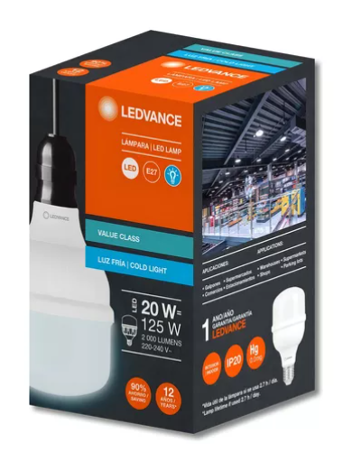 BULBO 20W E27 FRIA ALTA POTENCIA LEDVANCE (*)