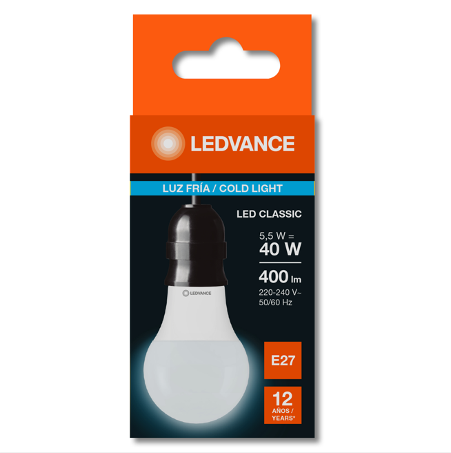 BULBO 5,5W A55 E27 FRIA CLASSIC LEDVANCE (*)