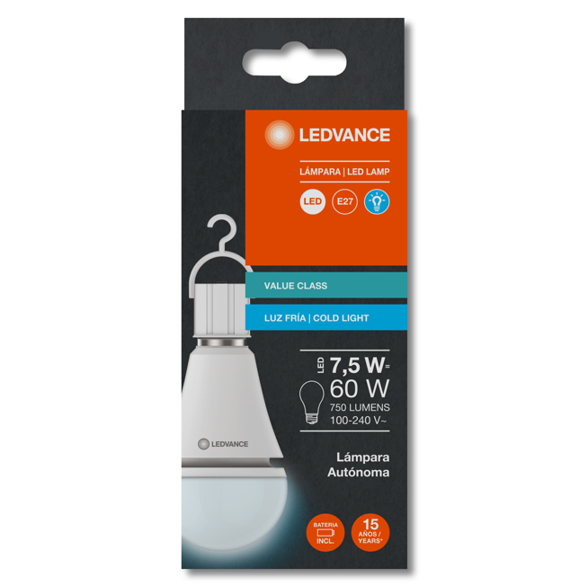 BULBO 7,5W E27 FRIA CLASSIC EMERGENCIA LEDVANCE (*)