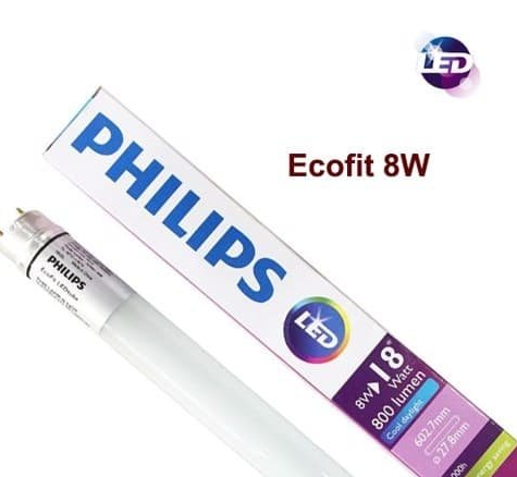 TUBO LED PHILIPS 8W 600mm 800lm NEUTRO (*)